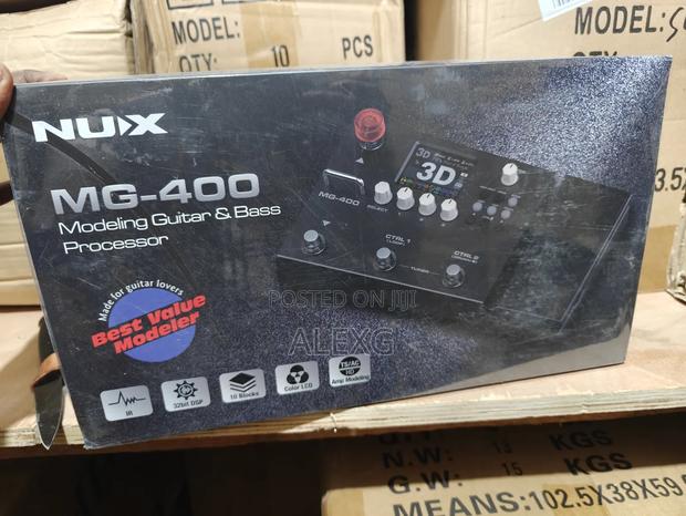 NUX MG-400 Multi Effects for Guitar and Bass - main view