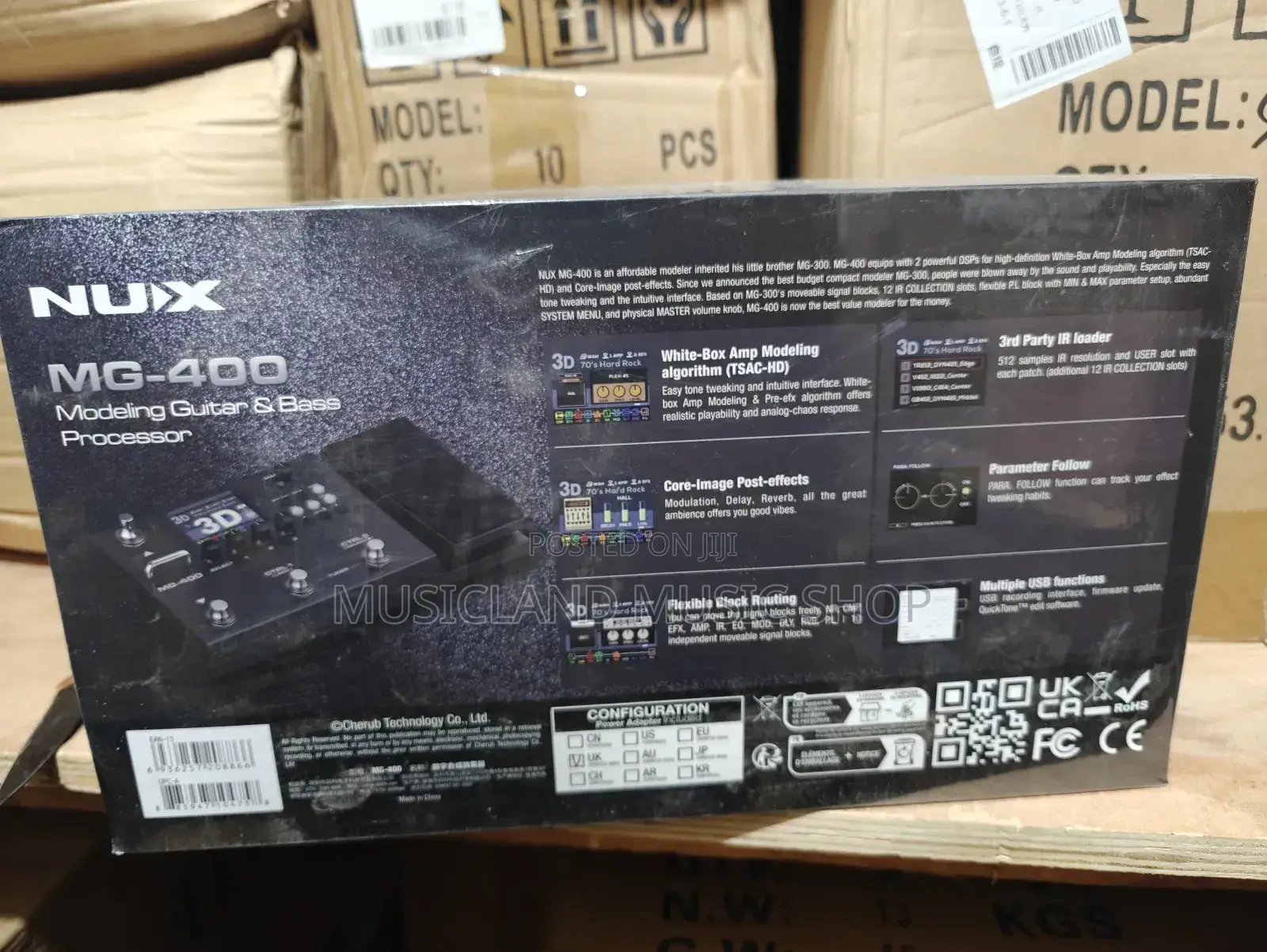 NUX MG-400 Multi Effects for Guitar and Bass