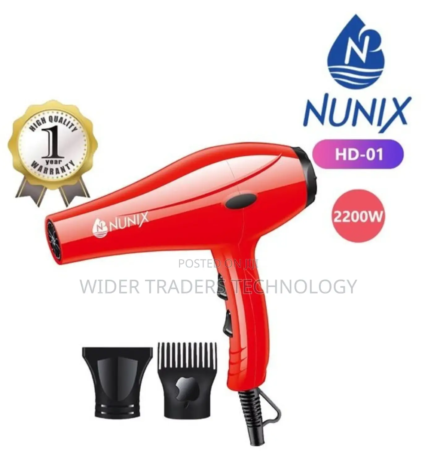 Nunix Blow Dry Hair Dryer HD-01