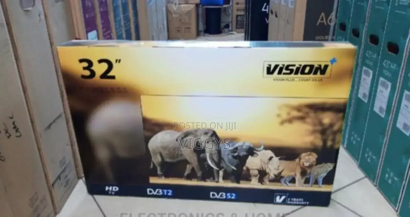 Vision Plus 32 Inch Digital
Frameless Tv