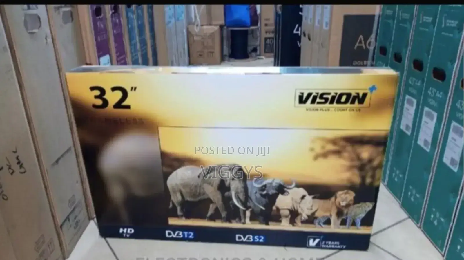 Vision Plus 32 Inch Digital
Frameless Tv