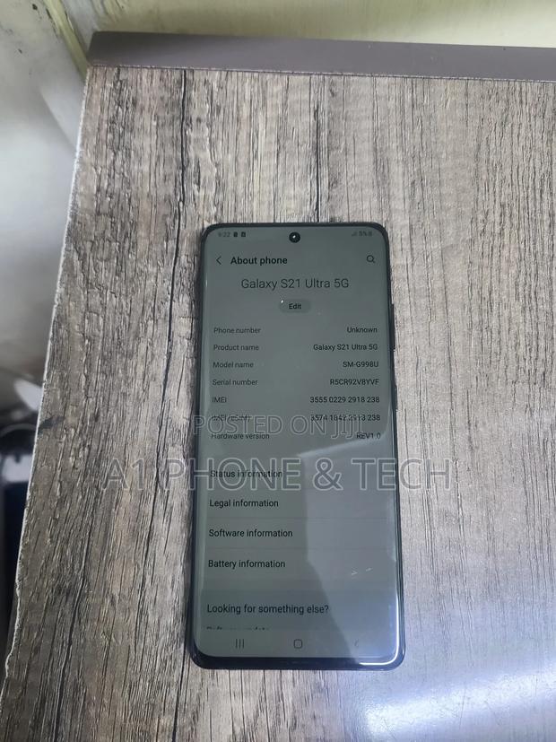 Samsung Galaxy S21 Ultra 5G 256 GB Black