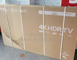 Tcl 75" Google Frameless Hdrtv Television