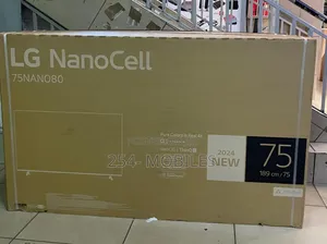 LG 75 Inch Nanocell Uhd Web OS Smart TV 75NANO80