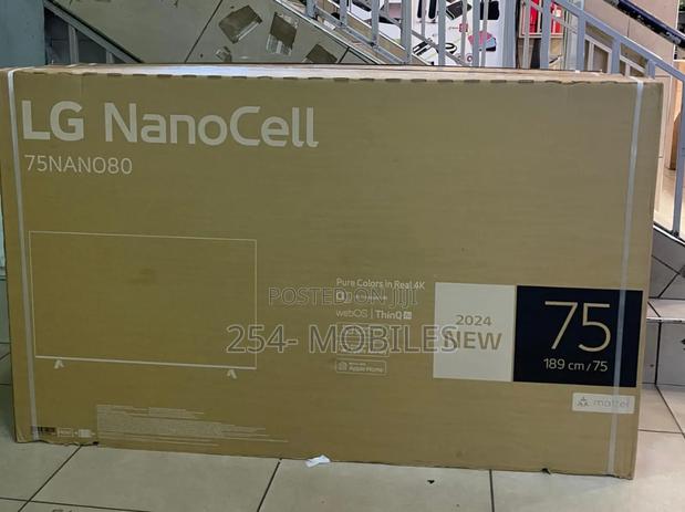 LG 75 Inch Nanocell Uhd Web OS Smart TV 75NANO80