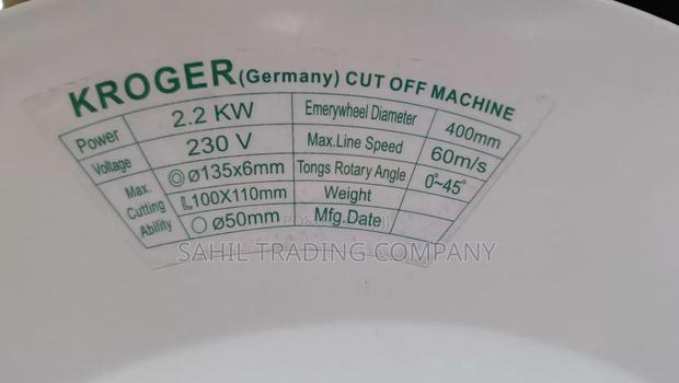 Kroger Cutoff Saw Machine 3hp Motor 135mm 45° Cutting - thumbnail 2
