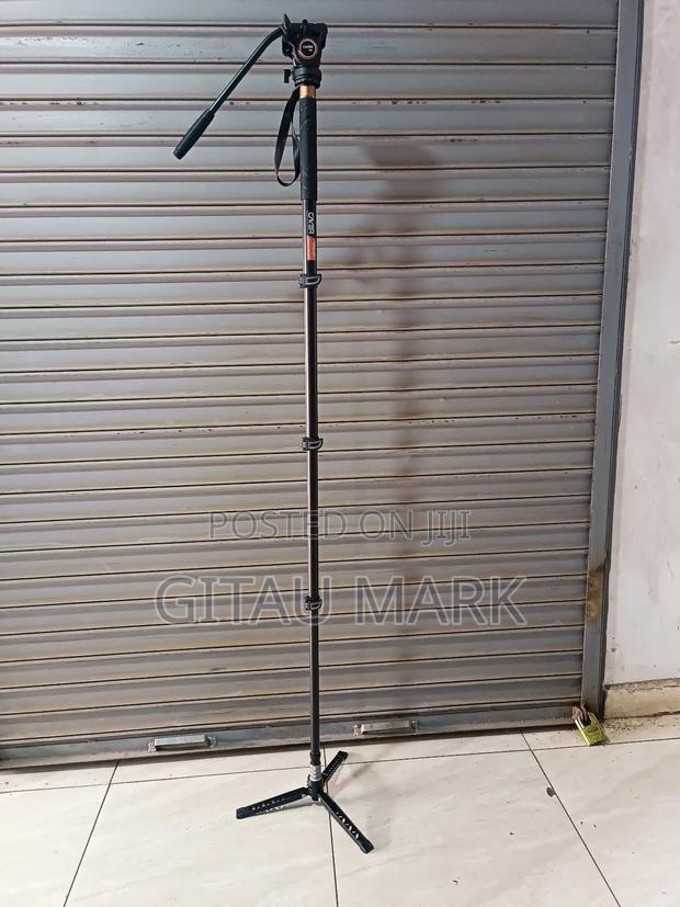 Cayer Aluminum Video Monopod With H6 Fluid Head Fp3dv4 - thumbnail 5