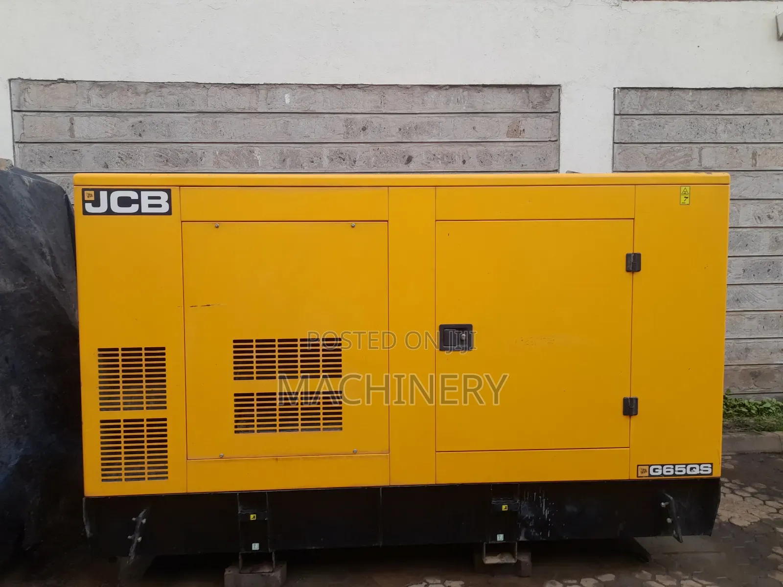 65kva Ex Uk Clean Back Up Power Generator JCB