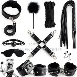 BDSM Bed Restrain Fetish Bondage Kit 10pc Leather Set Unisex