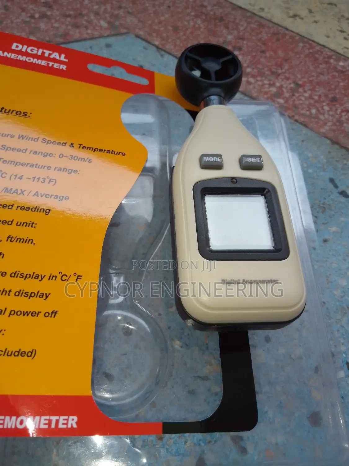 Wind Gauge Portable Digital Anemometer Solution