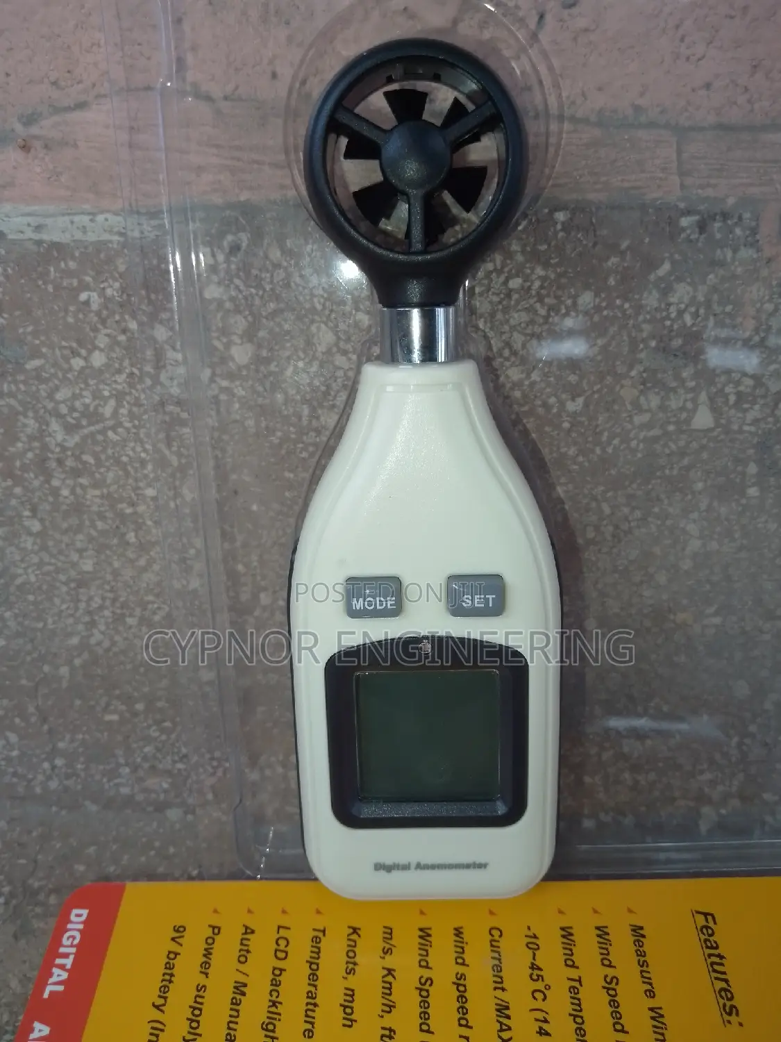 Handheld Wind Speed Gauge Anemometer Solution