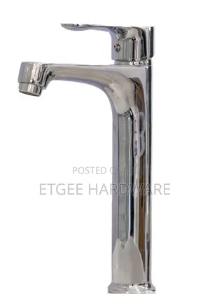 Long Neck Silver Basin Mixer