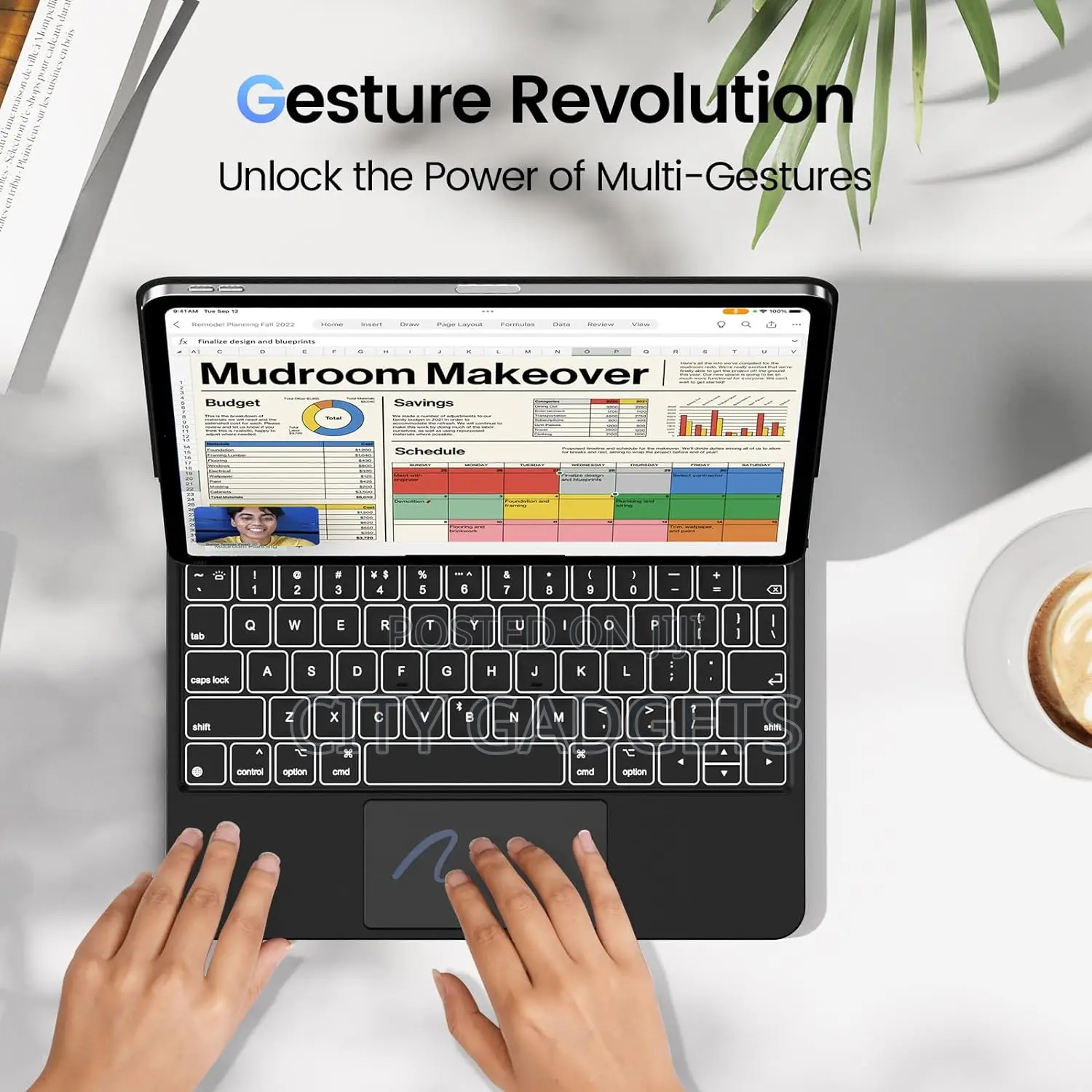 Magic Keyboard for iPad Pro 12.9 Inch(3rd, 4th, 5th and 6th
