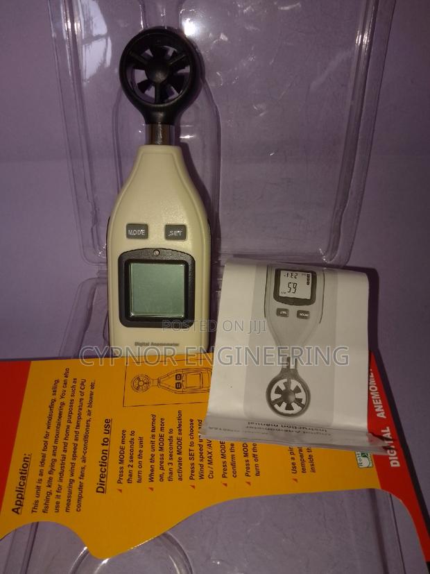 Digital Wind Sensor Handheld Anemometer Tool - main view
