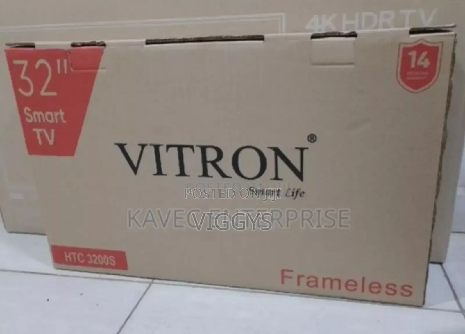 Frameless Vitron 32" Android Smart Tv