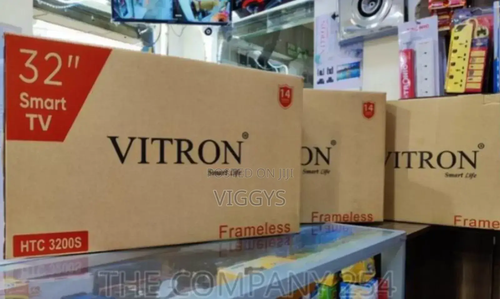 Vitron Frameless 32" Inches Smart Tv Netflix, Youtube
