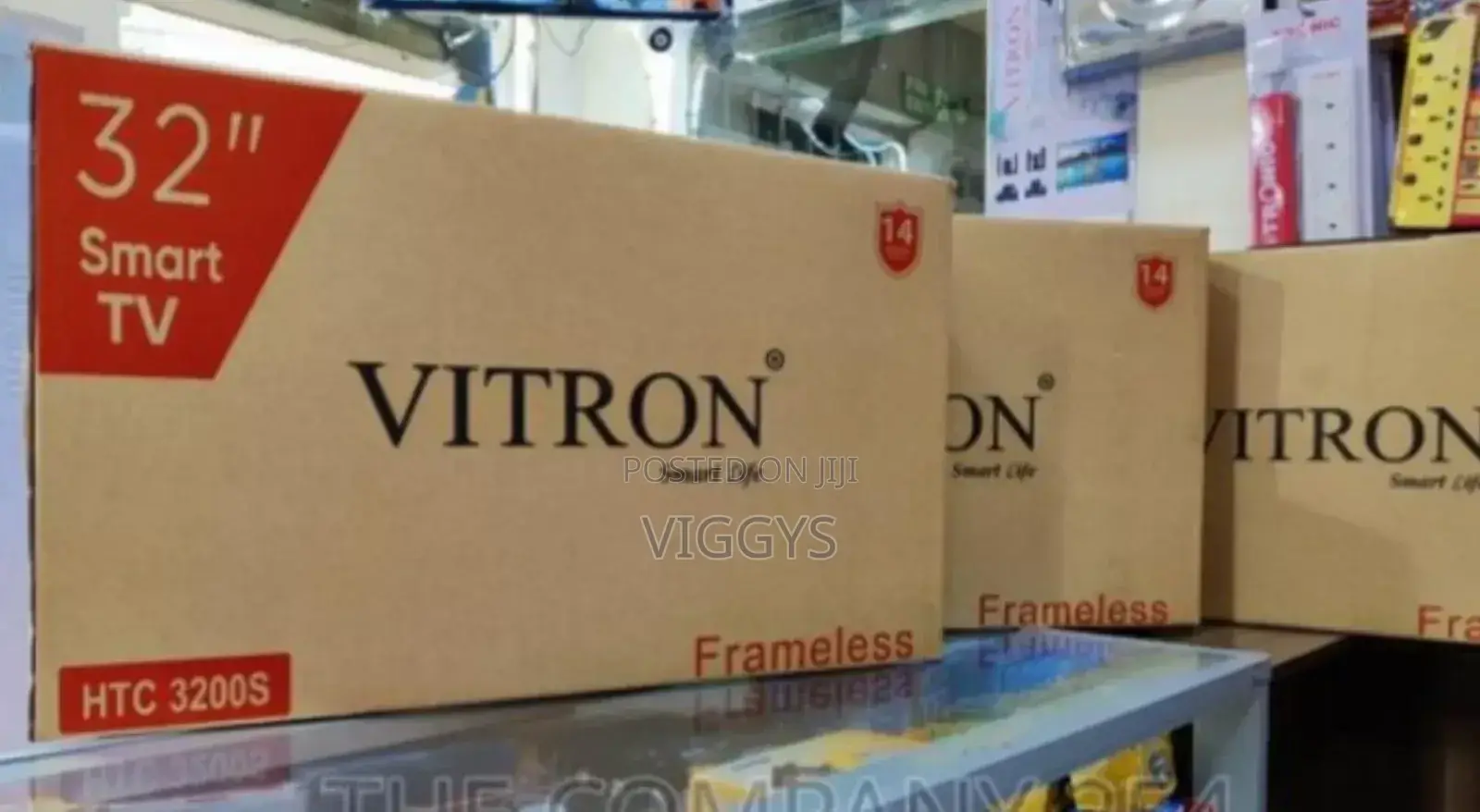 Vitron Frameless 32" Inches Smart Tv Netflix, Youtube