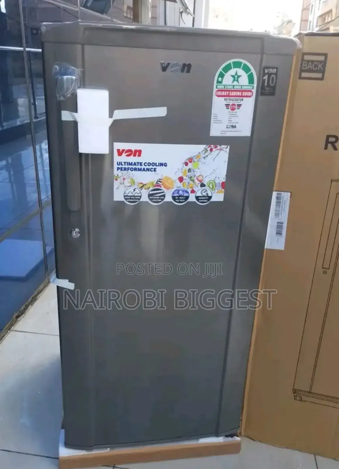 Amazing Von 185litre Single Door Fridge