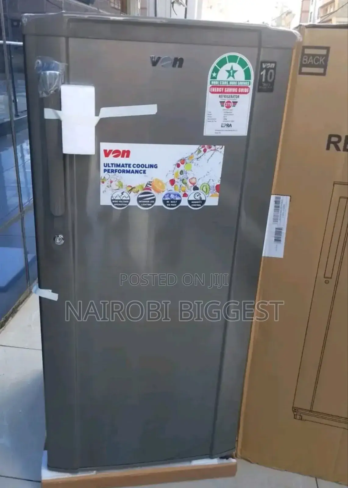 Quality Von 185litre Single Door Fridge