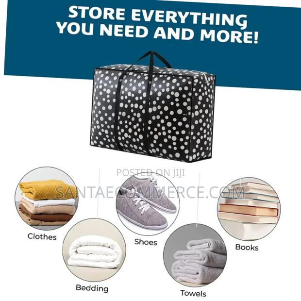 Foldable Woven Luggage Move Storage And Travel Nigerian Bag - thumbnail 4