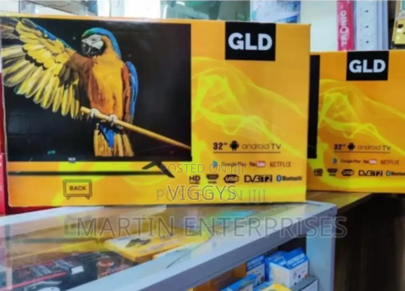 Brand New GLD 32" Inches Smart Android Frameless TV.