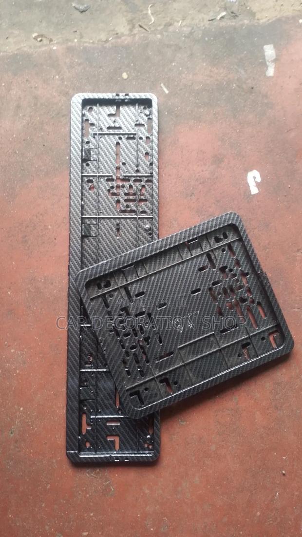 Carbon Plastic Plates for Rear en Front Number Plates