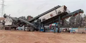 The Nile Brand Tracked Mobile Impact Crusher Screening Plant
