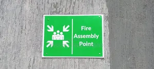 Fire Assembly Point Sign Plate