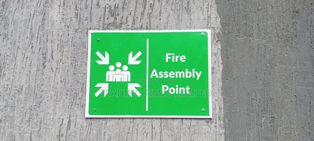 Fire Assembly Point Sign Plate