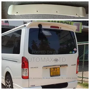 Toyota Hiace 7L (Matatu). New Rear Roof Spoiler (Unpainted)