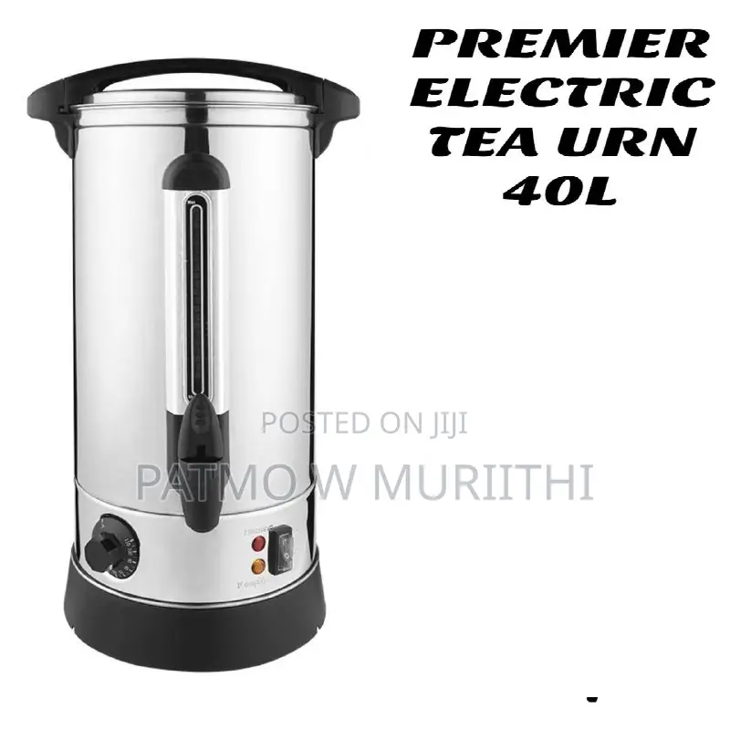 Tea Urn, Premier Electric Boiler Tea Urn 10L Stainless Steel