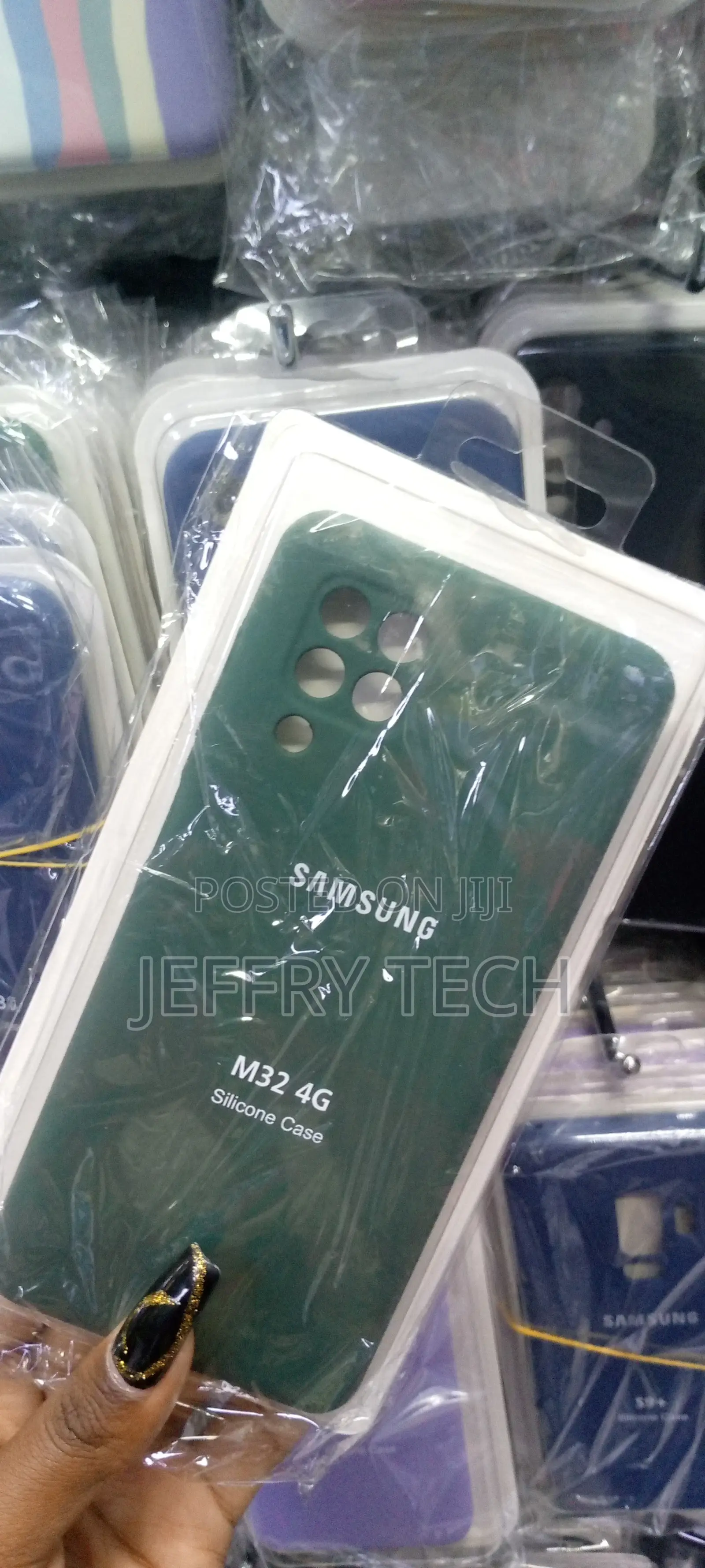 Samsung Galaxy M32 Cover - Light Green - Onation Silica Gel