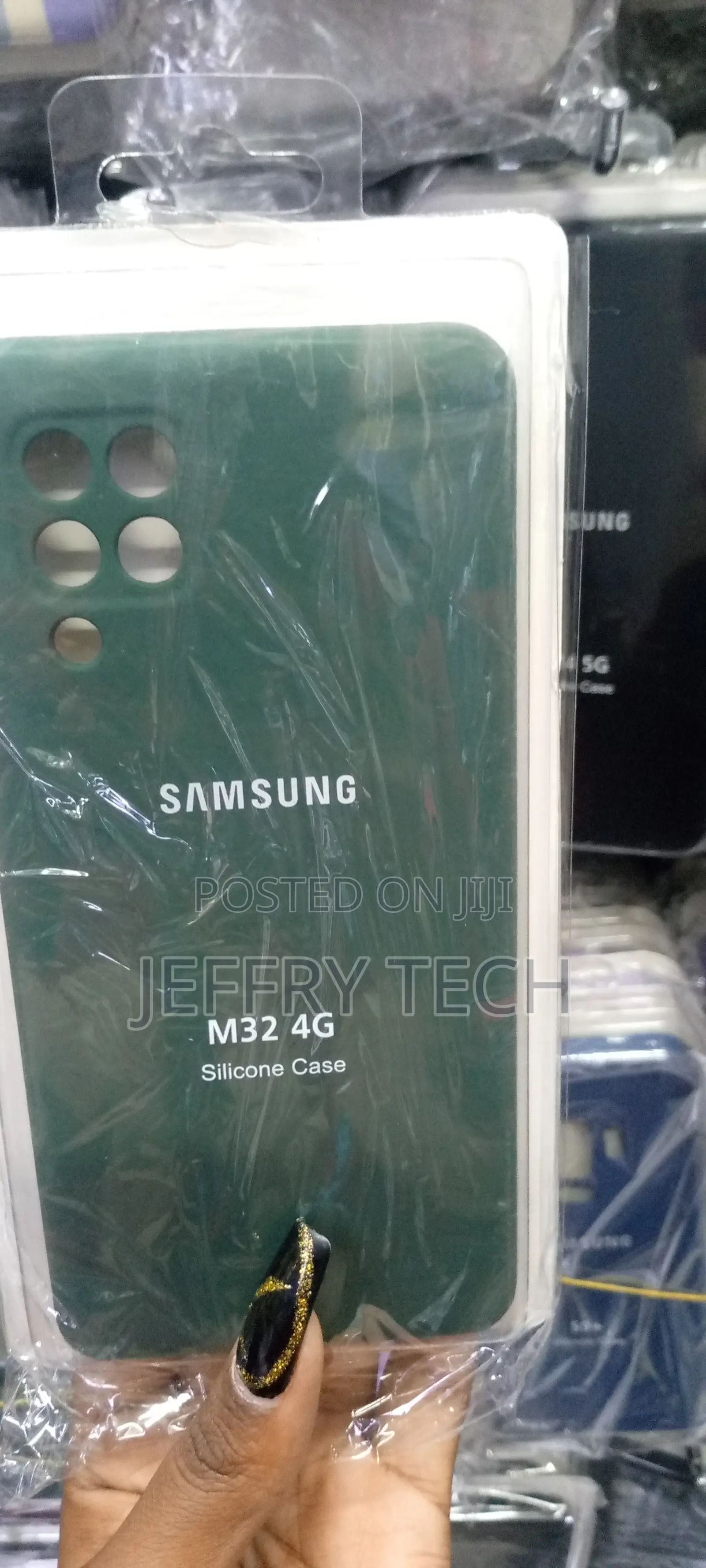 Samsung Galaxy M32 Cover - Light Green - Onation Silica Gel