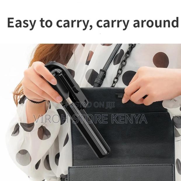 P66 Tripod Stand Selfie Stick With Bluetooth Remote Control - thumbnail 2