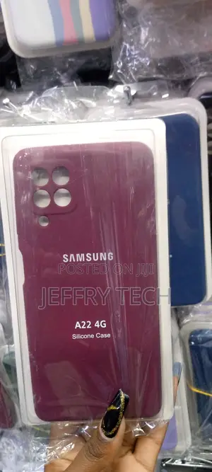 Silicone Case Soft Rubber Cover for Samsung Galaxy A22 4G Re