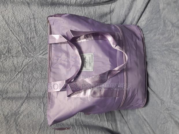 Large Purple Expandable Luggage/ Travel Bag