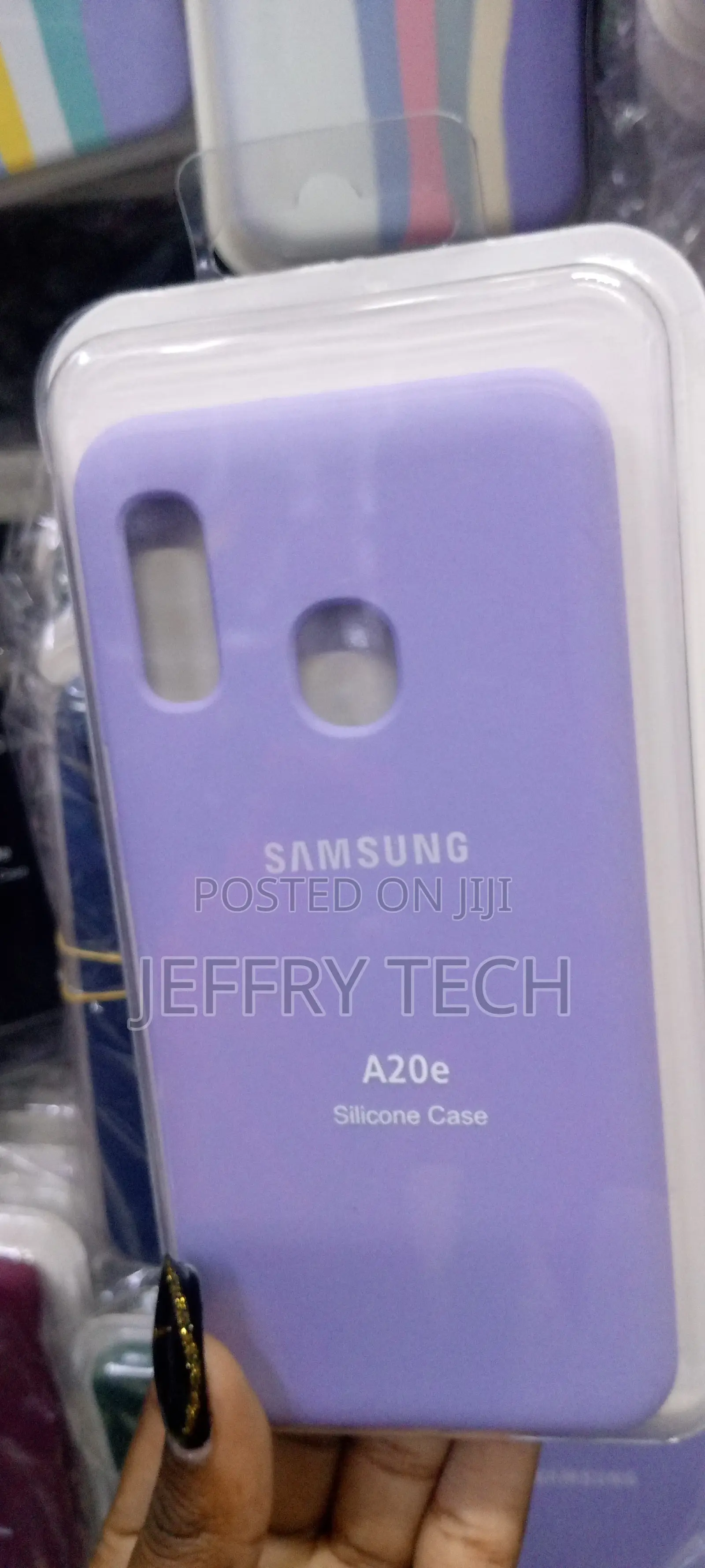 Silicone Case for Samsung Galaxy A20e 5.8-Inch, Purple Matte