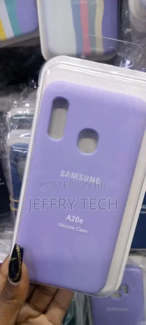 Silicone Case for Samsung Galaxy A20e 5.8-Inch, Purple Matte