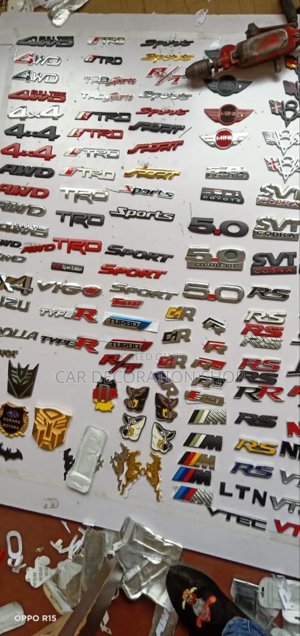 Various Body Logos and Emblems - main view