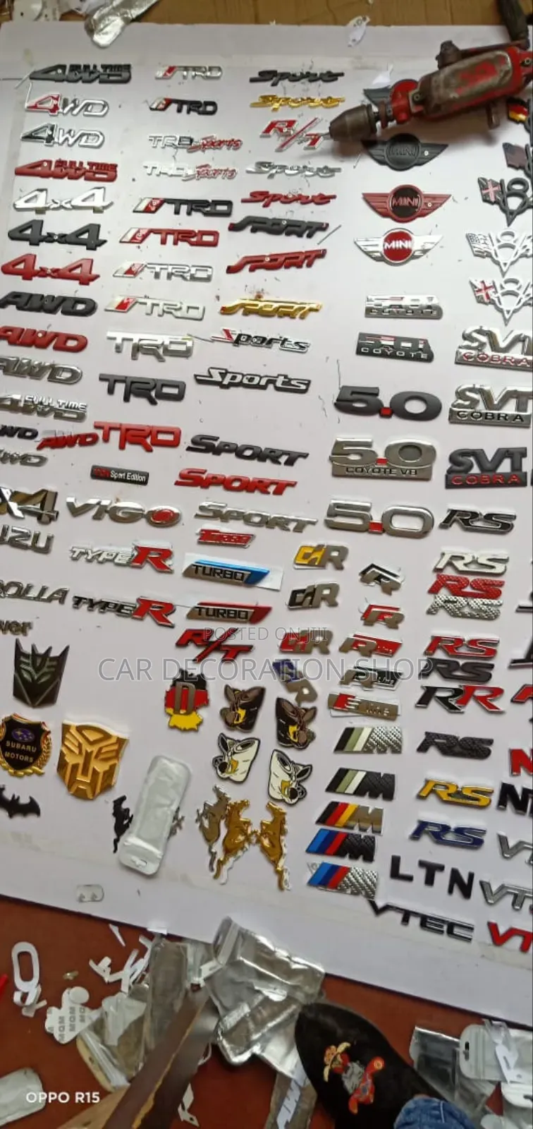 Various Body Logos and Emblems