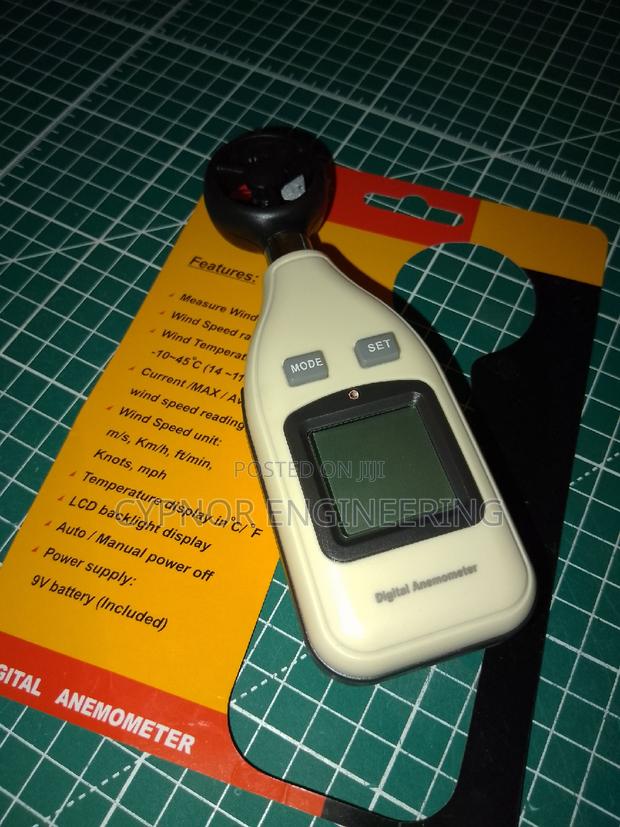 Wind Gauge Handheld Anemometer Device