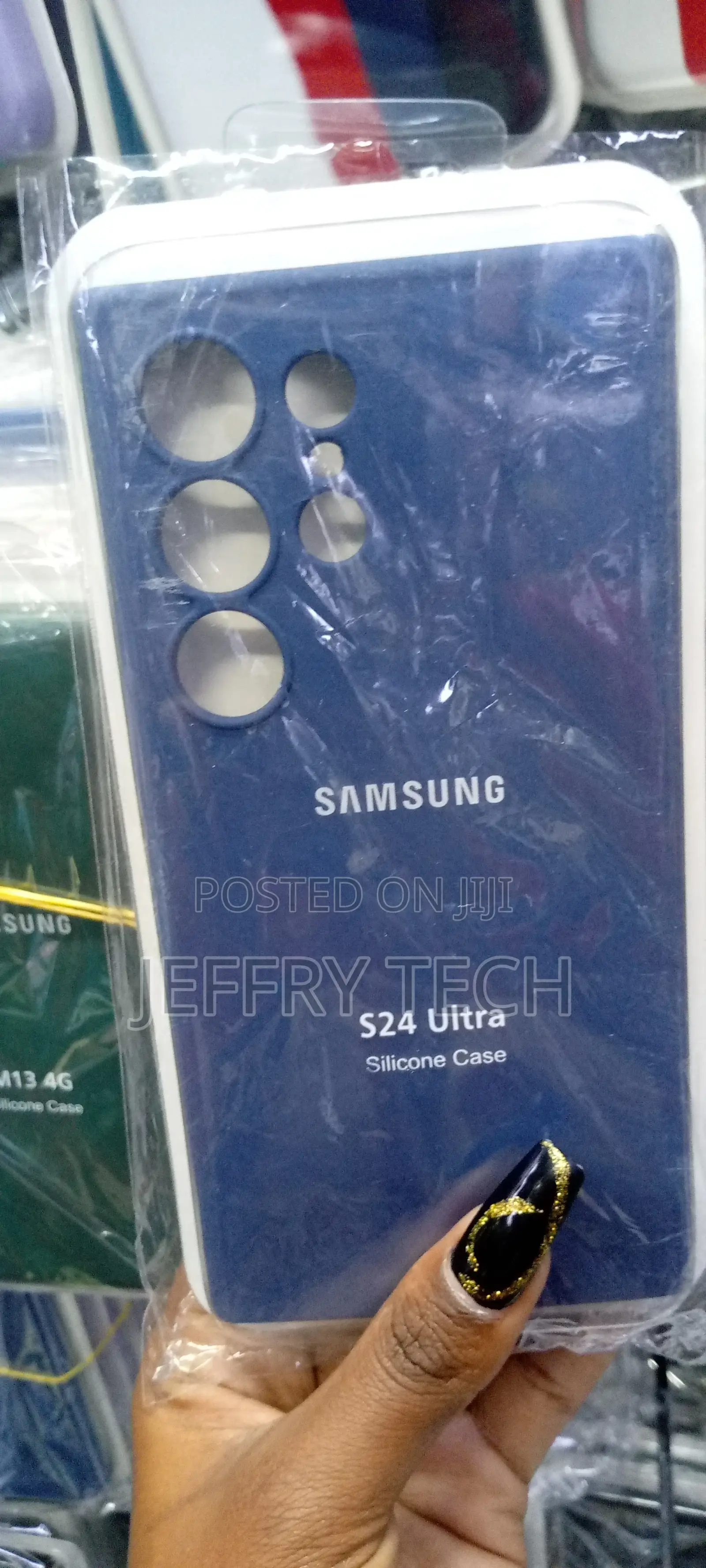Silicone Back Cover Green Samsung Galaxy S24 Ultra