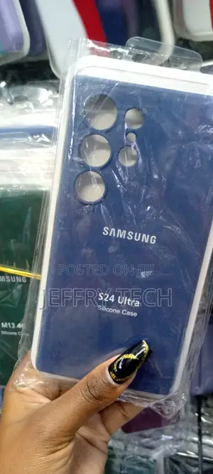 Silicone Back Cover Green Samsung Galaxy S24 Ultra