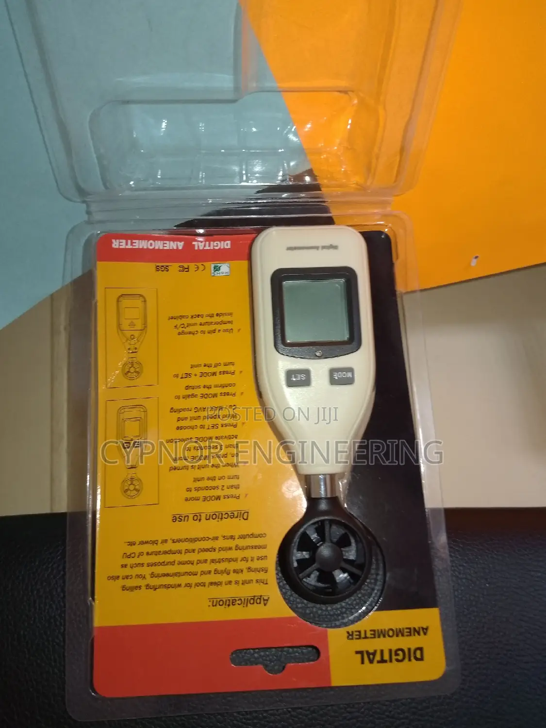 Outdoor Wind Speed Meter Digital Anemometer Device