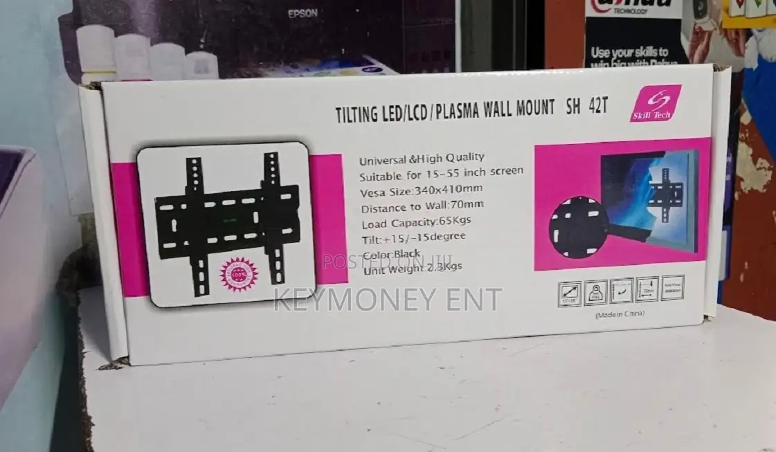 Tilting Curved TV LCD Wall Mount 42T 15-55inches