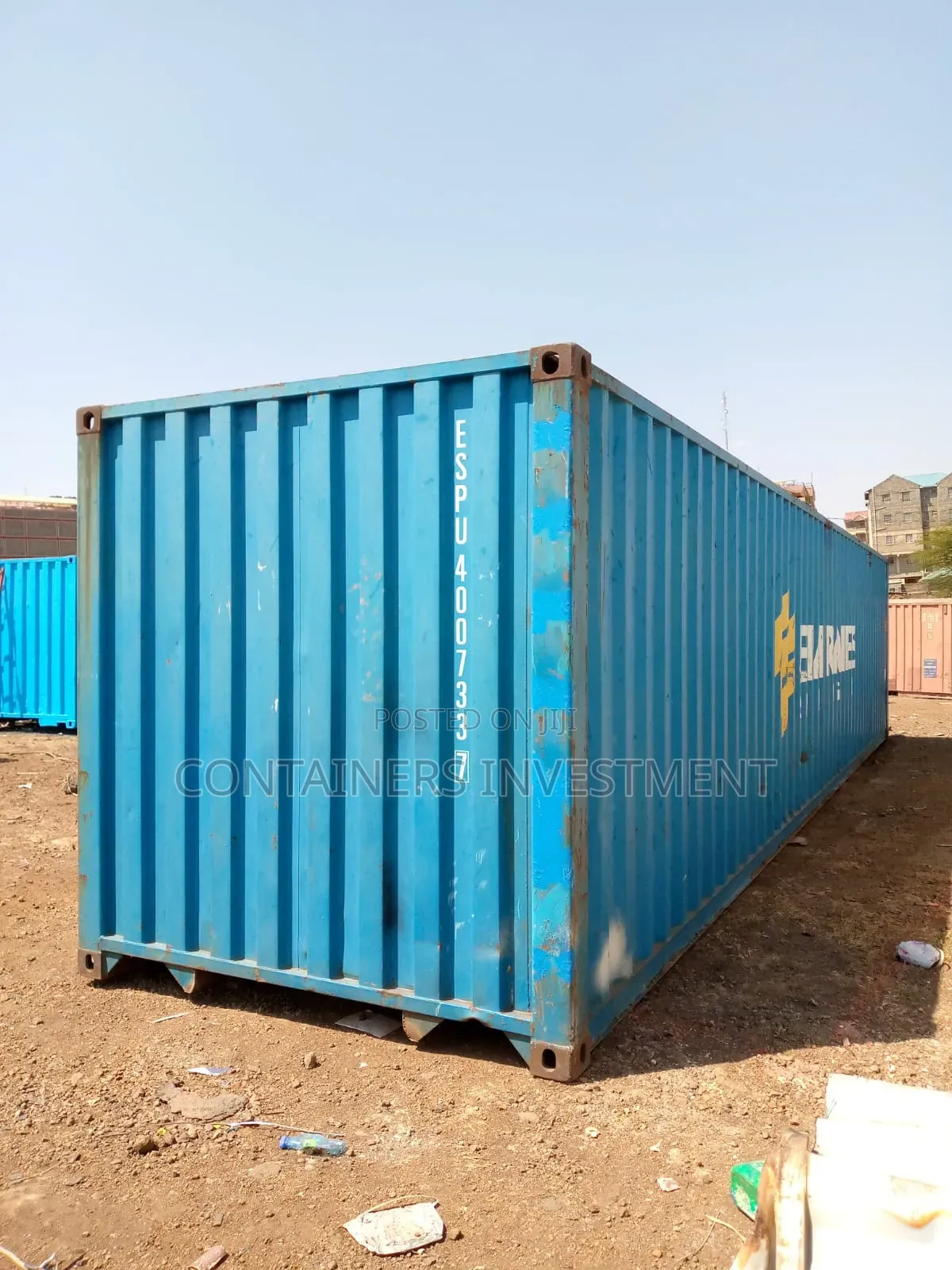 40ft Containers Available- Plenty and Favourable Price