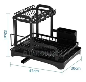 Carbon 2-Tie Dish Rack