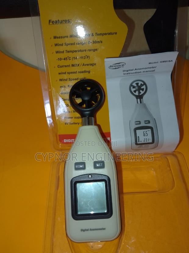 Handheld Wind Speed Tracker Digital Anemometer