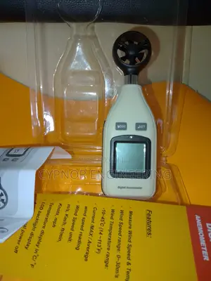 Compact Wind Detector Portable Anemometer Device