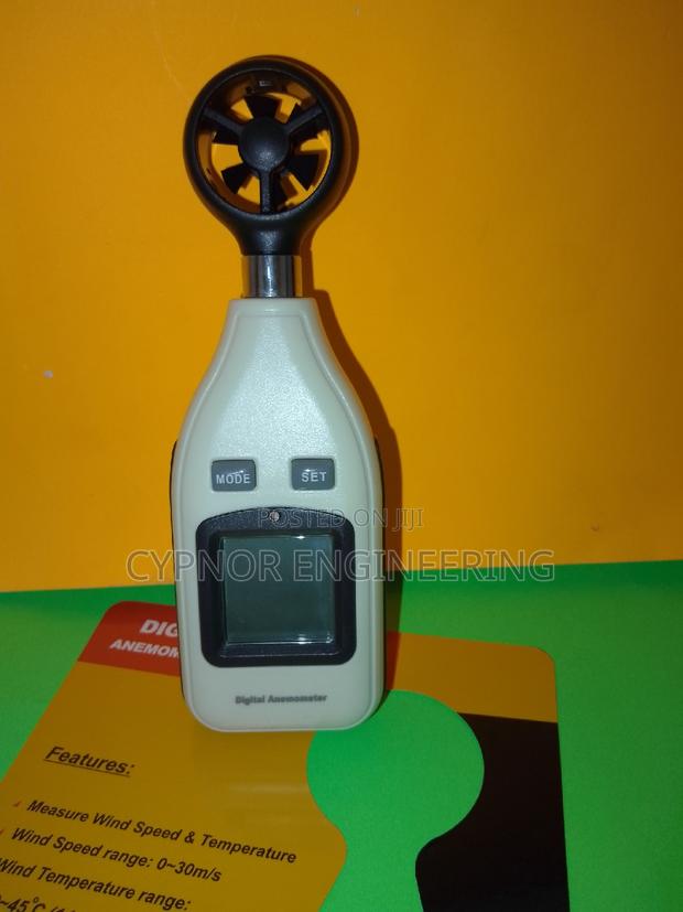 Wind Velocity Tracker Handheld Anemometer Tool